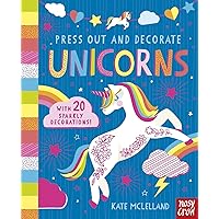Press Out & Decorate Unicorns Press Out & Decorate Unicorns Board book Product Bundle