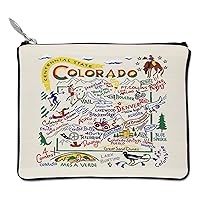 Catstudio Natural Colorado Zipper Pouch Purse | Holds Your Phone, Coins, Pencils, Makeup, Dog Treats, & Tech Tools