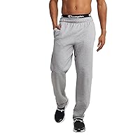 Men’s Sweatpants, Powerblend, Fleece Open-Bottom Sweatpants for Men (Reg. or Big & Tall)
