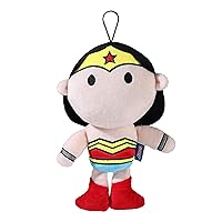 DC Comics for Pets Wonder Woman Mini Plush Figure Dog Toy, 6