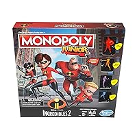 Hasbro Gaming Monopoly Junior Game: Disney/Pixar Incredibles 2 Edition