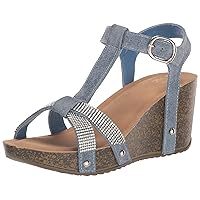 YOKI Women's Wedges Flat Sandal