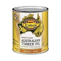 Cabot Australian Timber Oil Wood Stain and Protector, Honey Teak, 1 Quart