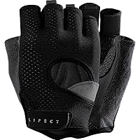 LIFECT Freedom Workout Gloves, Knuckle Weight Lifting Shorty Fingerless Gloves with Curved Open Back, for Powerlifting, Gym, Women and Men