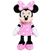 Disney Junior Mickey Mouse Large Plush Minnie Mouse, Officially Licensed Kids Toys for Ages 2 Up by Just Play
