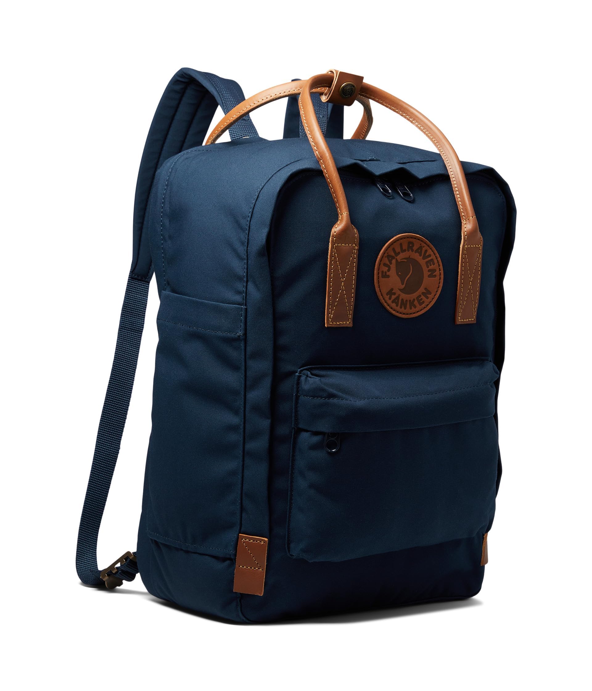 Fjällräven Kånken No. 2 Unisex 15 Laptop Backpack – Two Water Bottle Pockets – Carry Handles – ID Label Navy One Size One Size