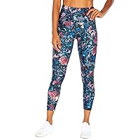 Bally Total Fitness Women's Kayla High Rise Tummy Control Ankle Legging