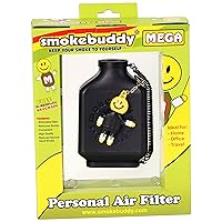 Smoke Buddy 0161-BLK Mega Personal Air Filter, Black