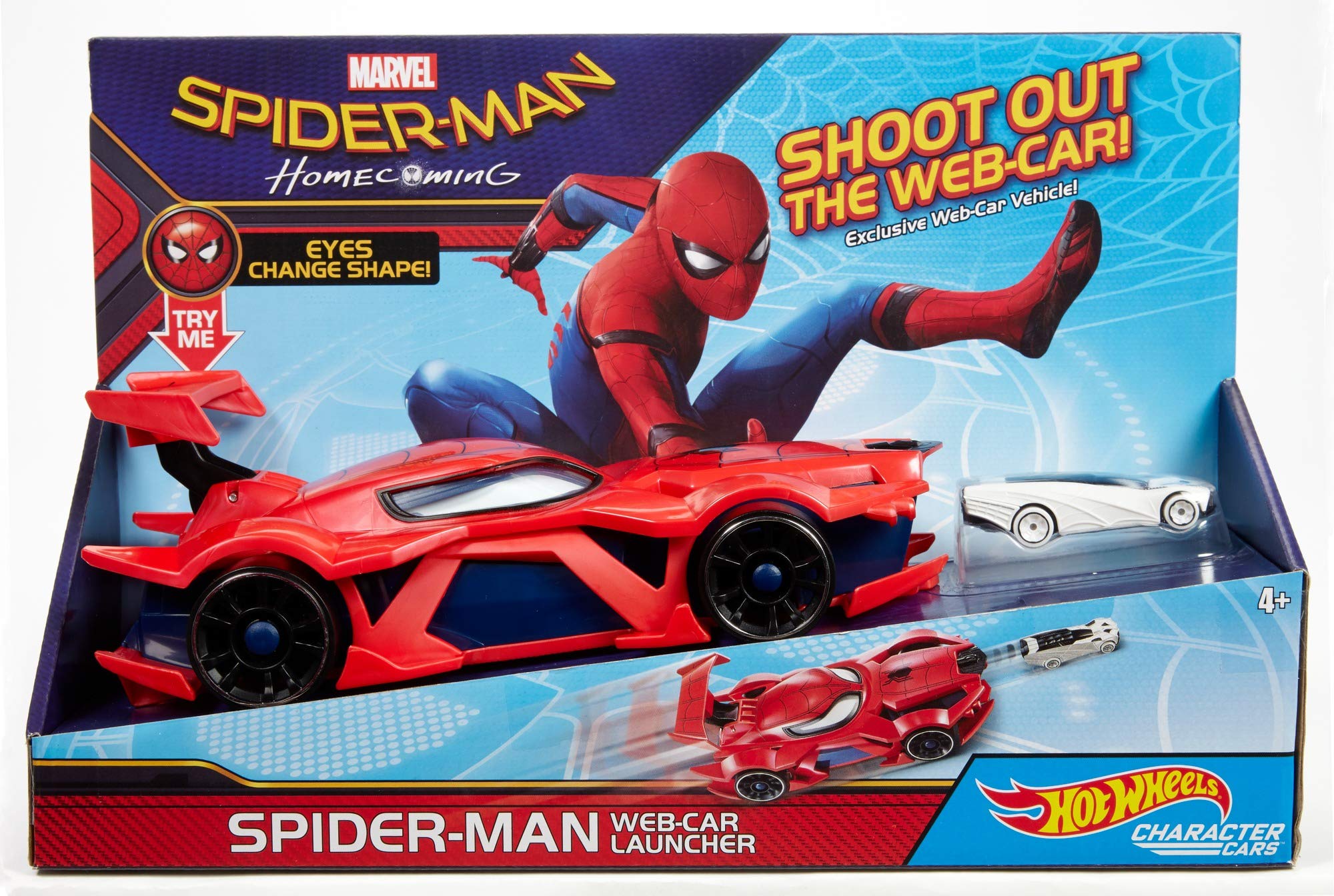 Mua Marvel Hot Wheels Spider-Man Web-Car Set with Toy Character Car and  Launcher, Kid-Activated Movement Includes Focusing Eyes trên Amazon Mỹ  chính hãng 2023 | Fado