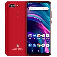 BLU G50 Mega 2022 G0670WW 32GB Dual SIM GSM Unlocked Android Smartphone - Red