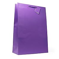 allgala 12PK Value Premium Solid Color Paper Gift Bags (17
