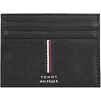 TOMMY HILFIGER Men's Wallets, Black, One Size