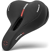 Wittkop Bike Seat I Bicycle Seat for Men and Women, Waterproof Bike Saddle with Innovative 5-Zone-Concept I Exercise Bike Seat for BMX, MTB & Road