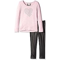 Juicy Couture Girls' High-Low French Terry Tunic and Pant Set