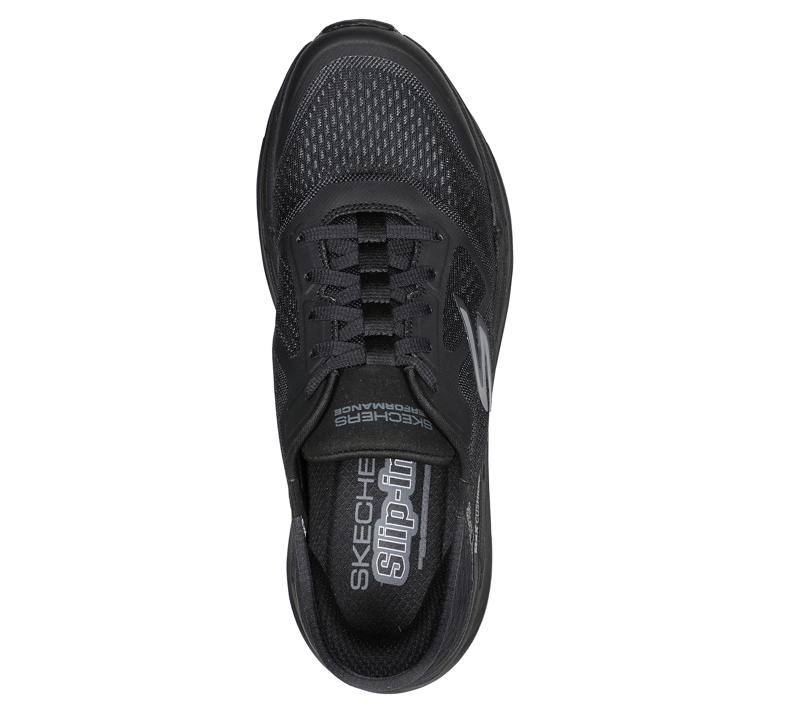 Skechers Men's Max Cushioning Slip-Ins-Athletic Workout Running Walking Shoes with Memory Foam Sneaker, Black, 7 X-Wide