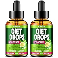 Weight Loss Drops - Diet Drops 1 Fl Oz & 2 Fl Oz - Made in The USA - Appetite Suppressant for Women & Men - Natural Metabolism Booster - Fast Weight Loss