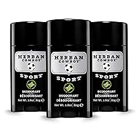 Herban Cowboy Deodorant Sport Max Prot 2.8 Oz (pack of 3)