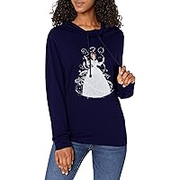 Disney Princesses Transformation Women's Cowl Neck Long Sleeve Knit Top