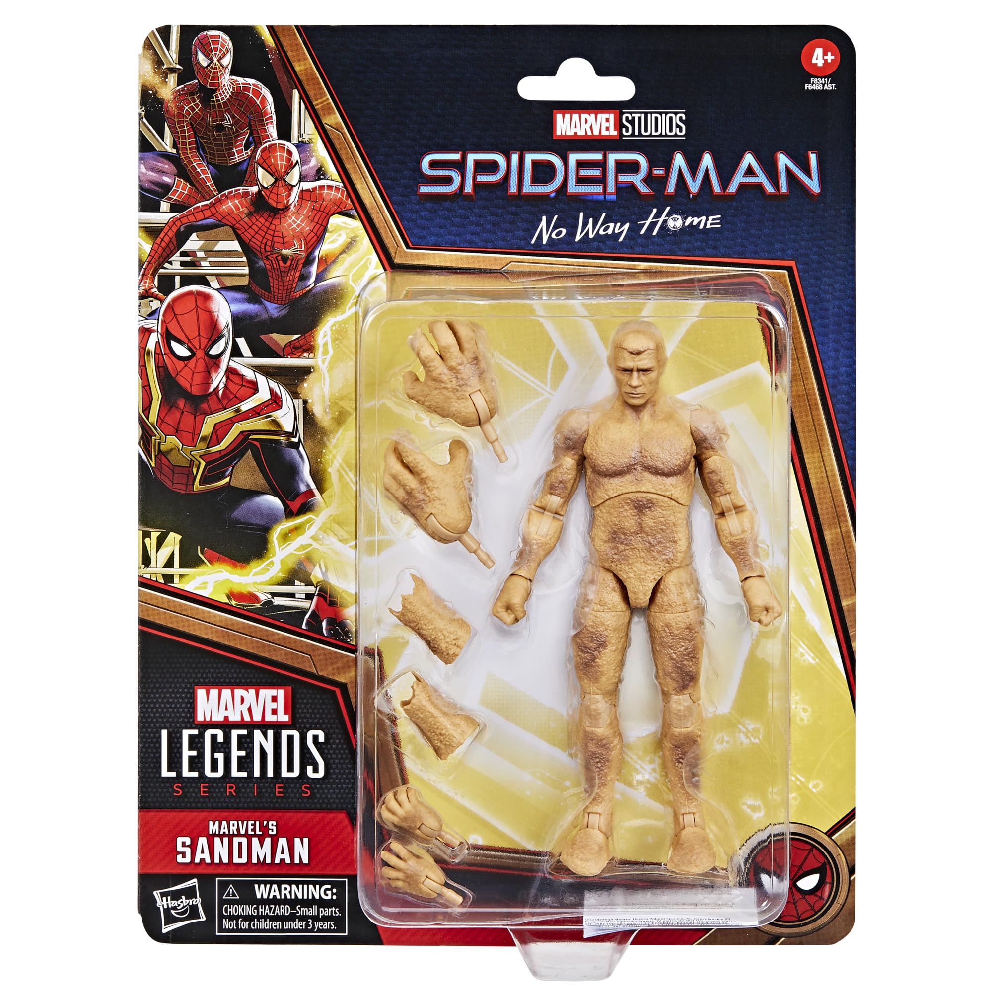 Marvel Legends Series Sandman, Spider-Man: No Way Home Collectible 6-Inch Action Figures, Ages 4 and Up