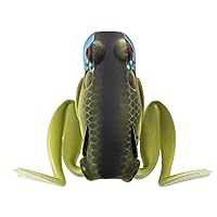 Frog Fishing Lure for Bass Fishing | Popping Frog Lure 1/4 oz | Topwater Fishing Bait with Weedless Hooks, Hollow Body, Trout Pike Lures