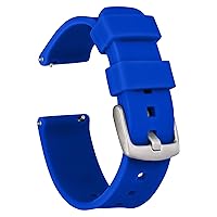 GadgetWraps 20mm Gizmo Watch Silicone Watch Band Strap with Quick Release Pins – Compatible with Gizmo Watch, Samsung, Pebble – 20mm Quick Release Watch Band (Cobalt Blue, 20mm)