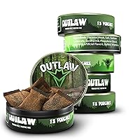 Outlaw Dip - Wintergreen - Pouches - 6 Pack - Tobacco Free - Nicotine Free