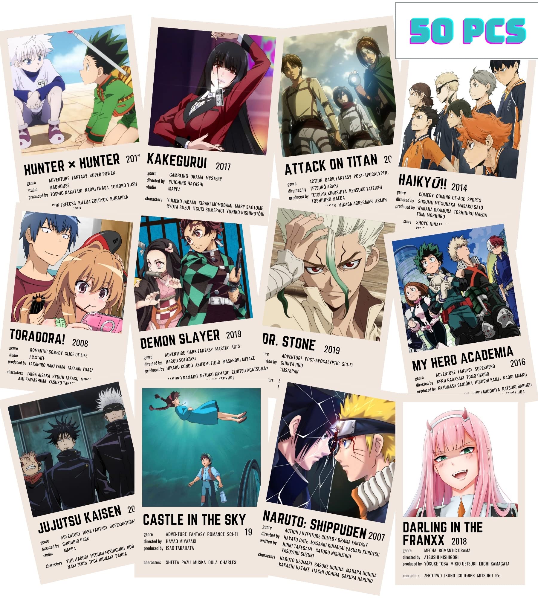Mua JACK MEETS KATE Anime Posters, Cute Anime Stuff for Teen Girls Bedroom,  Manga Panel Wall Collage Kit Anime Room Decor Aesthetic Naruto Demon Slayer  Jujutsu Kaisen One Piece Death Note MHA