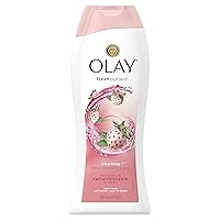 Fresh Outlast Cooling White Strawberry and Mint Body Wash, 22 Fluid Ounce