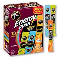 4C Totally Light Bonus Variety Pack, Energy Rush, 18-Count Boxes (Pack of 3)