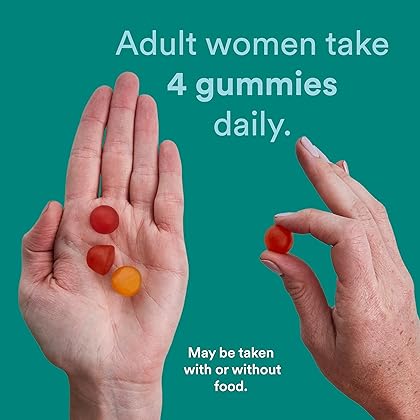 SmartyPants Prenatal Vitamins for Women, Multivitamin Gummies: Omega 3 Fish Oil (EPA/DHA), Biotin, Methylfolate,Vitamin D3,C, Vitamin B12, B6,Vitamin A, K & Zinc,120 Count(30 days)(Packaging may vary)