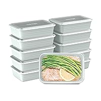 Bentgo® 20-Piece Lightweight, Durable, Reusable BPA-Free 1-Compartment Containers - Microwave, Freezer, Dishwasher Safe - Mint