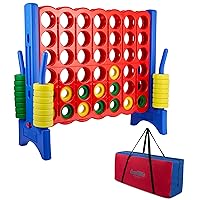 Giant 4 in a Row Connect Game + Storage Carry Bag - 4