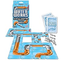 Winning Moves Games Classic Waterworks USA, Leaky Pipe Card Game, for 2 to 4 Players, Ages 8+