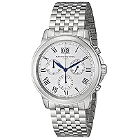 Raymond Weil Men's 4476-ST-00650 Tradition Silver-Tone Stainless Steel Watch