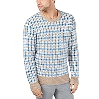 Michael Kors Mens Guncheck Pullover Sweater, Multicoloured, Large