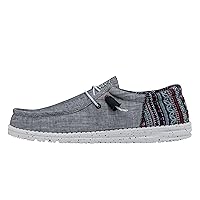 Hey Dude Men's Wally Funk Jacquard Tribe Size 9 | Men's Shoes | Men Slip-on Loafers | Comfortable & Light-Weight