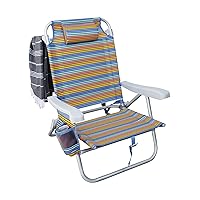 Hurley Deluxe Backpack Beach Chair, One Size, Sunset