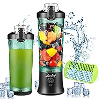 Portable Blender,22 Oz Mini Blender for Shakes and Smoothies,Personal Blender with Rechargeable USB,Fruit,Smoothie,Baby Food Mixing Machine Blender With 6 Blades,for Home,Kitchen,Travel,Sports (black)