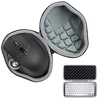 Hard case for Logitech MX Ergo M575 Mouse+MX Keys Mini Keyboard