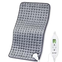Heating Pad, 2024 Upgraded Dual Mode Controller, Comfortable Soft for Cramps/Pain Relief, Machine Washable（12