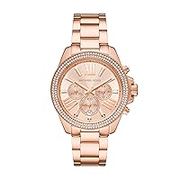 Michael Kors Wren Women's Watch, Stainless Steel and Pavé Crystal Watch for Women