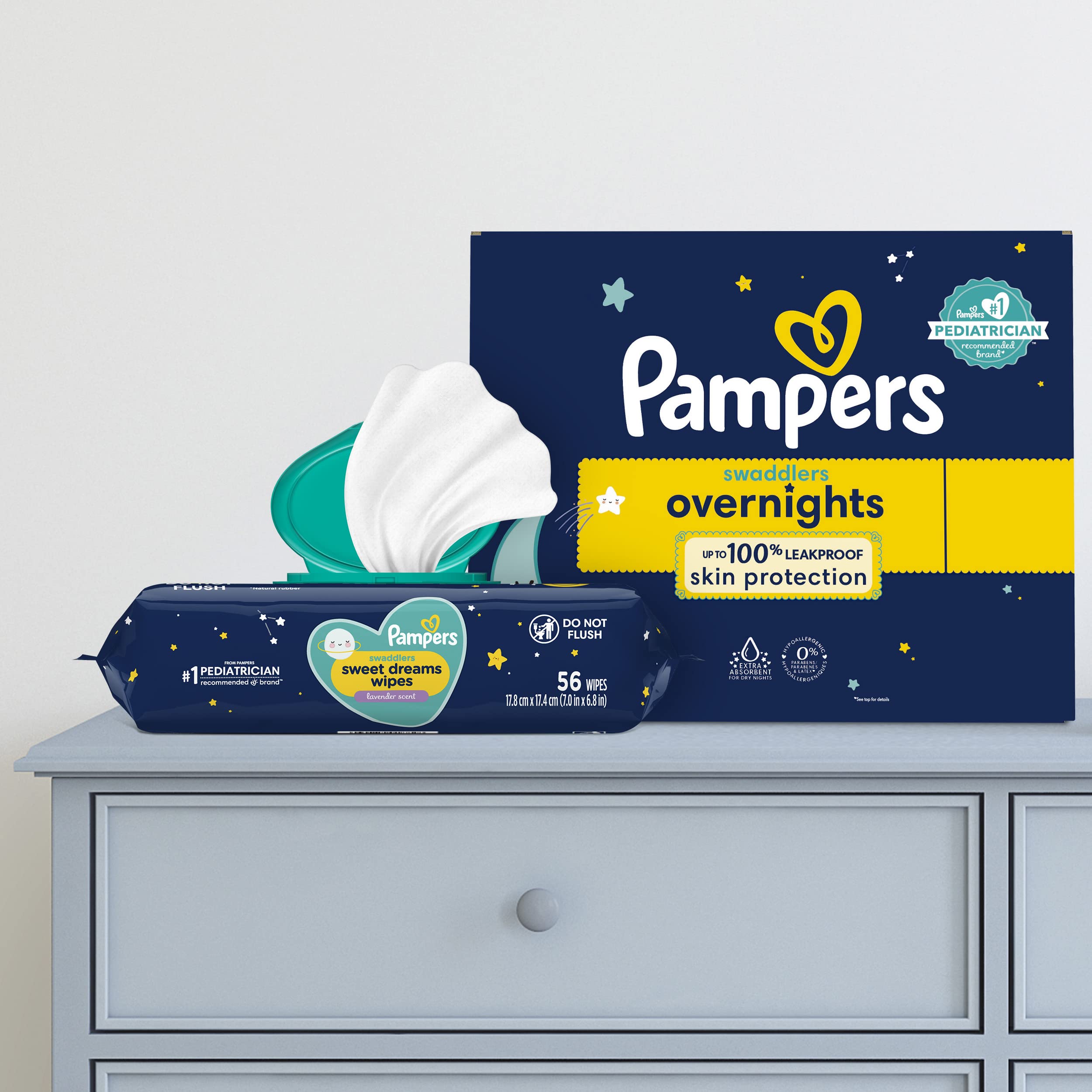 Pampers Swaddlers Overnight Diapers Size 7 36 Count