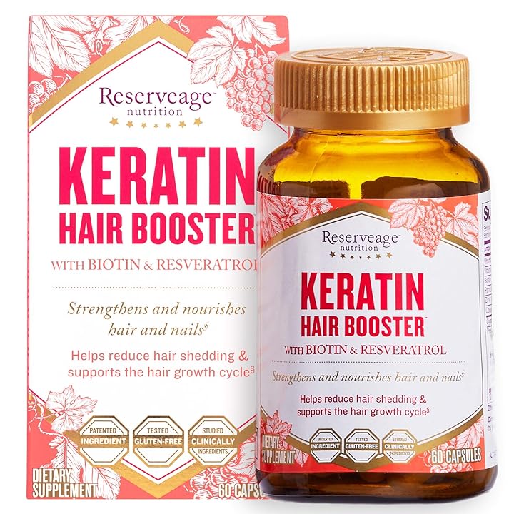 Mua Reserveage, Keratin Hair Booster, Hair and Nails Supplement, Supports  Healthy Thickness and Shine with Biotin, 60 Capsules (30 Servings) trên  Amazon Mỹ chính hãng 2023 | Fado