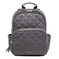 Vera Bradley Women's, Performance Twill Small Backpack, Shadow Gray, One Size