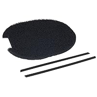 Lisle 38800 No Splatter Pad with Supports, Black