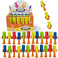 Jumping Rockets Popper Spring Launchers Toys - Party Favors for Kids - Unique Mini Toys - Party Supplies and Goodie Bag Stuffers - 24 Figurines in a Beautiful Box - Fun Stocking Stuffers