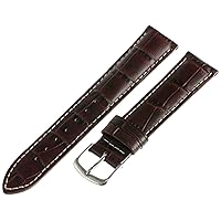 Hadley-Roma Men's Leather Watch Strap (Model: MSM834RA-180)