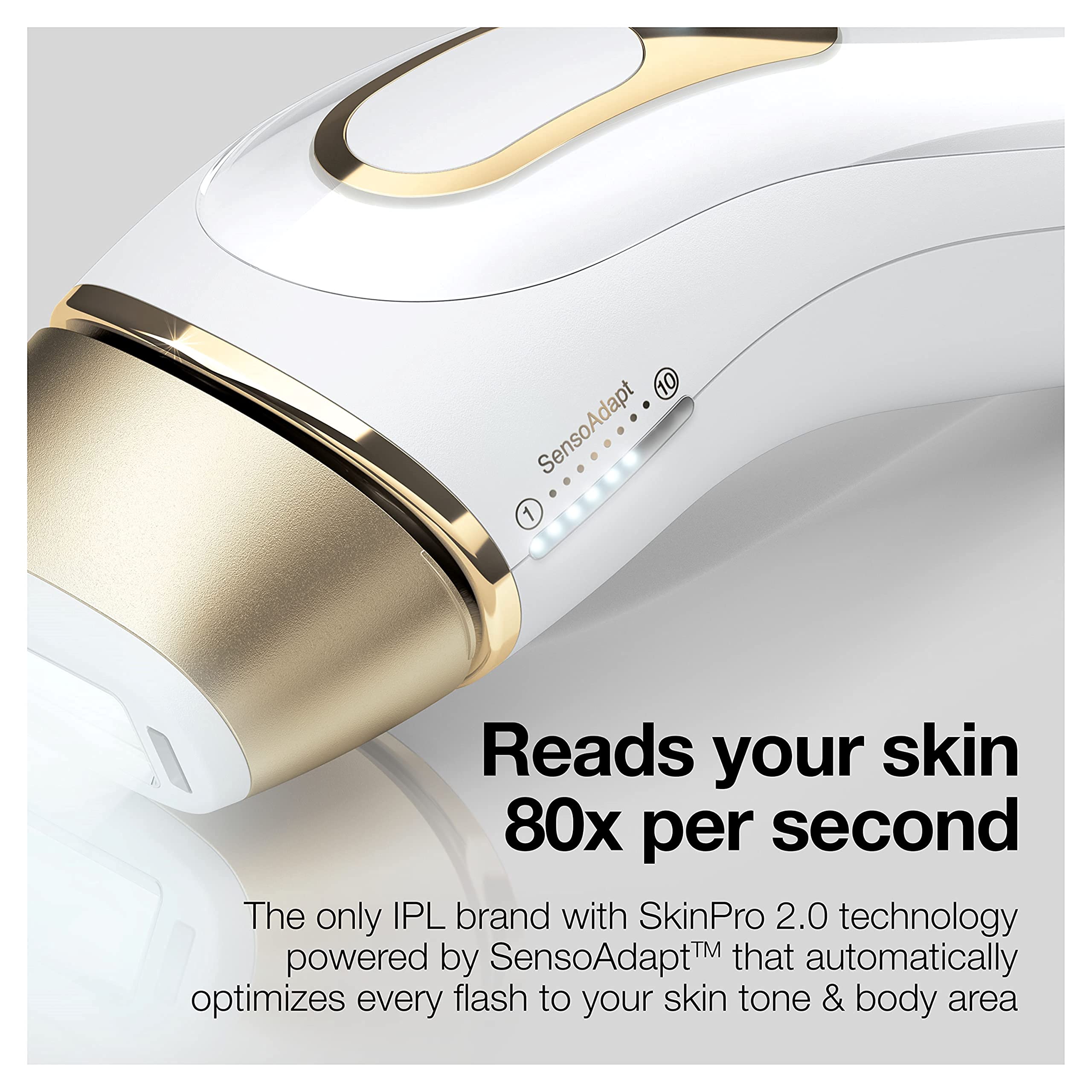 Braun IPL Long-lasting Hair Removal System for Women and Men, NEW Silk Expert Pro 5 PL5347, Head-to-toe Usage, for Body & Face, Alternative to Salon Laser Hair Removal, With 3 Extra Caps