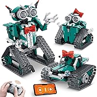 APP/Remote Control STEM Building Kits for Kids 8-12 - 3 in 1 RC Robot Car Toys, 440 PCS Educational Science Projects, Gift Ideas for Boys Girls
