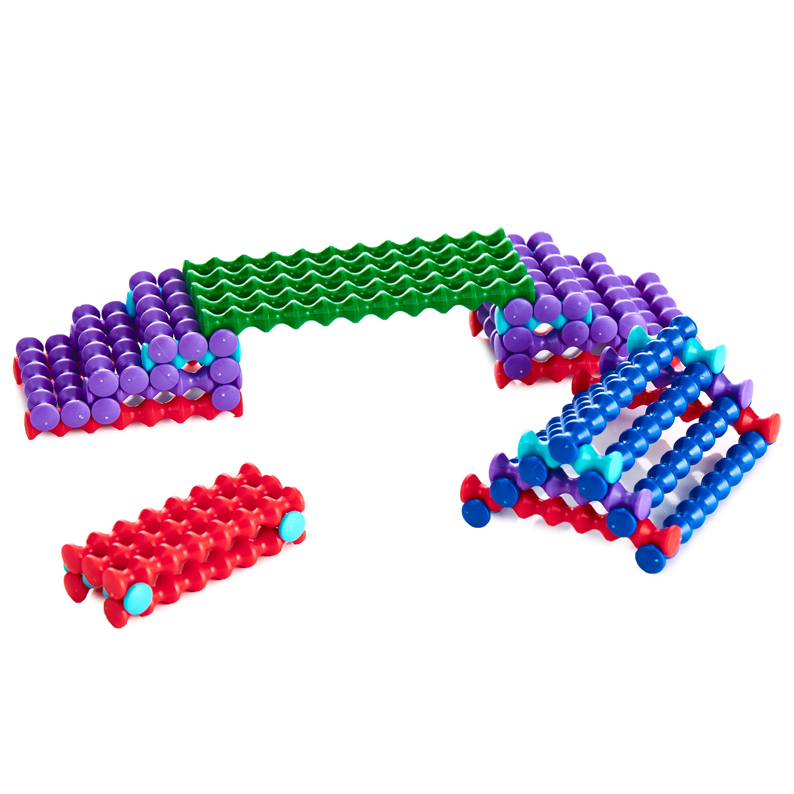 POPULAR PLAYTHINGS Playstix Master Set Construction Toy Building Blocks 141 Piece Kit